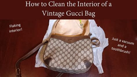 how to clean the inside of gucci bag|will Gucci repair my bag.